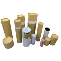 Embalagem de tubo de papel kraft imprimir grau alimentar personalizado